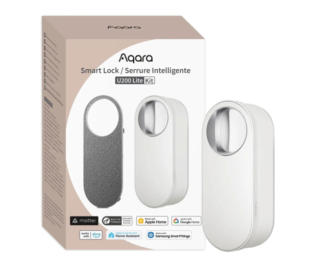 AQARA Smart Lock U200 Lite Biały EL-D03DW - 1350659 - zdjęcie